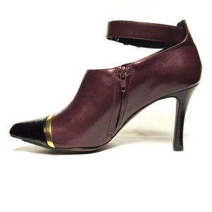 Derek Lam Pointed Cap Toe Leather Booties