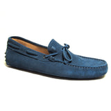 Tod's Suede Tie Moccasins - Blue