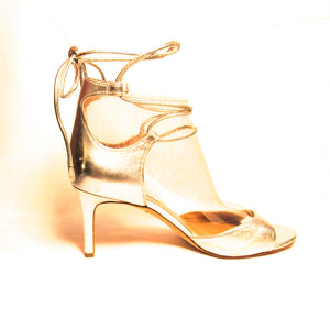 Diane Von Furstenberg Rimini Leather Wrap Strap Sandals
