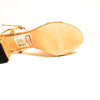 Stuart Weitzman Women's Metallic Standby Embossed Leather Sandals